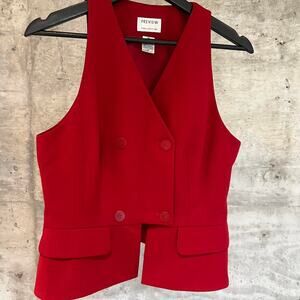 American vintage red wool